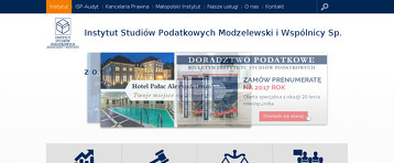 INSTYTUT STUDIÓW PODATKOWYCH MODZELEWSKI I WSPÓLNICY SP. Z O.O.