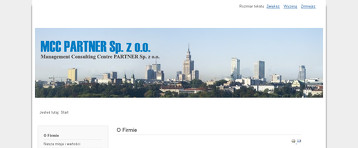 MANAGEMENT CONSULTING CENTRE PARTNER SP Z O O