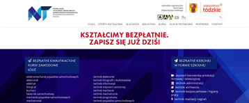 ZESPÓŁ SZKÓŁ I PLACÓWEK OŚWIATOWYCH NOWOCZESNYCH TECHNOLOGII WOJEWÓDZTWA ŁÓDZKIEGO
