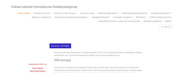 GABINET LEKARSKI INTERNISTYCZNY DR N. MED. ALEKSANDER SKOCZYLAS